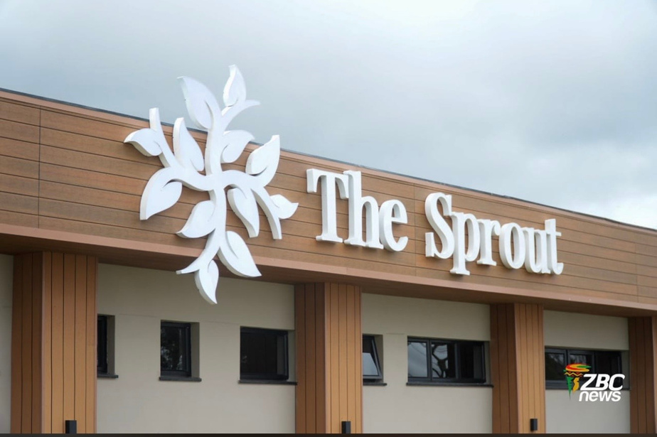 The Sprout exterior signage and timber facade