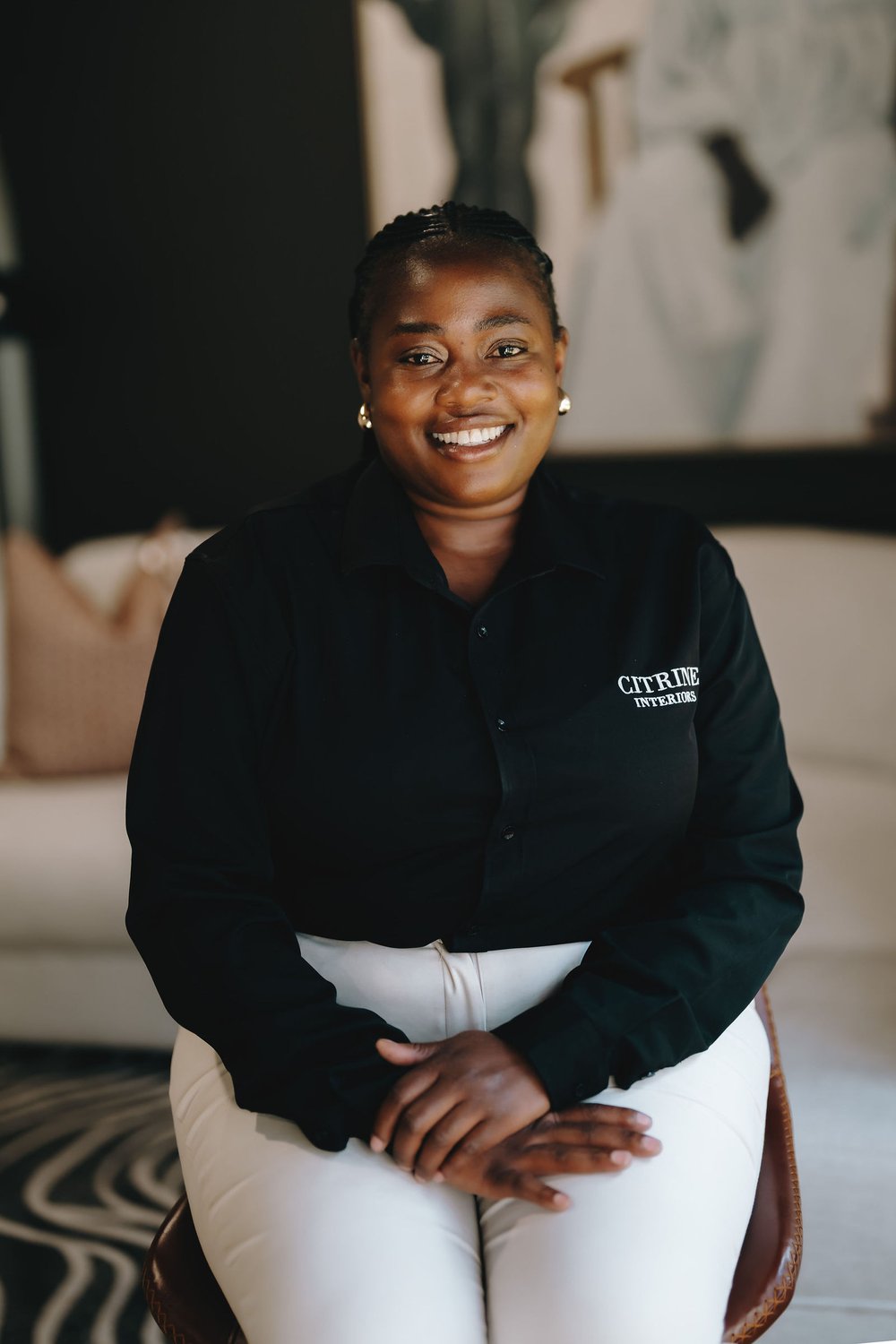 Yvette Tatenda Choto, Workshop Manager at Citrine Interiors